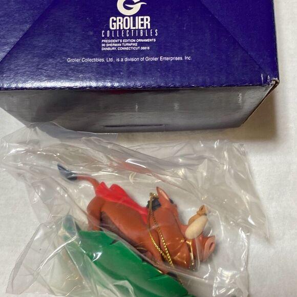 Disney Multicolor Pumbaa and Timon Grolier President's Edition Ornament OS - Picture 8 of 8